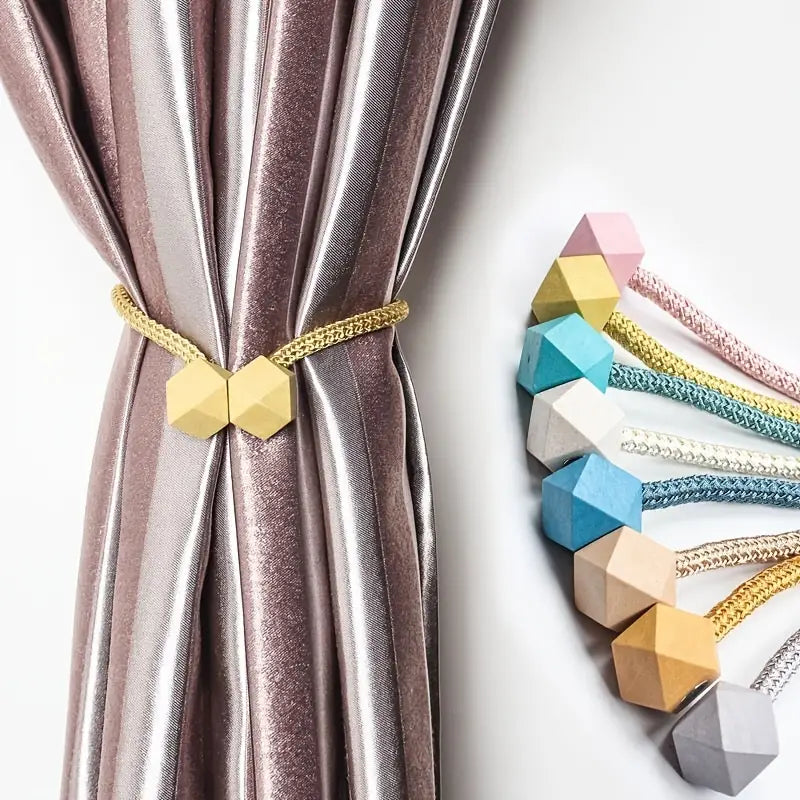 Magnetic Buckle Creative Cube Curtain Strap Accessories