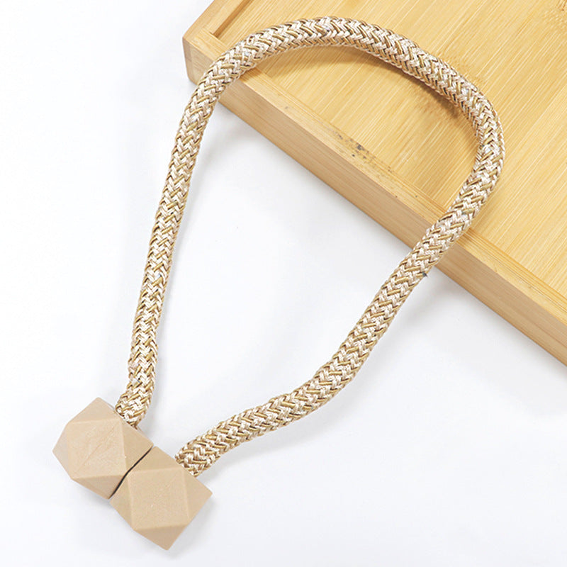 Magnetic Buckle Creative Cube Curtain Strap Accessories