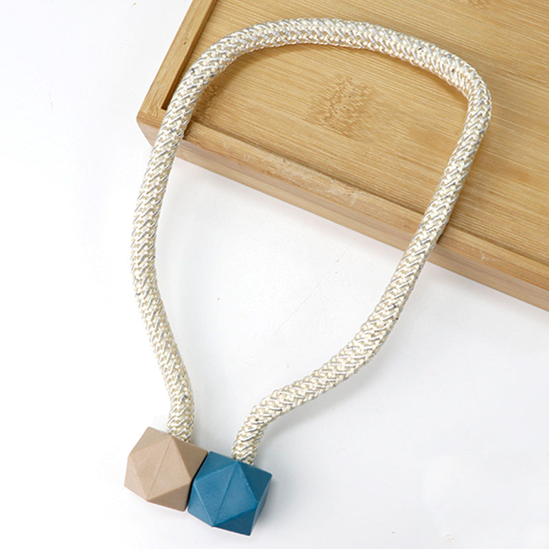 Magnetic Buckle Creative Cube Curtain Strap Accessories