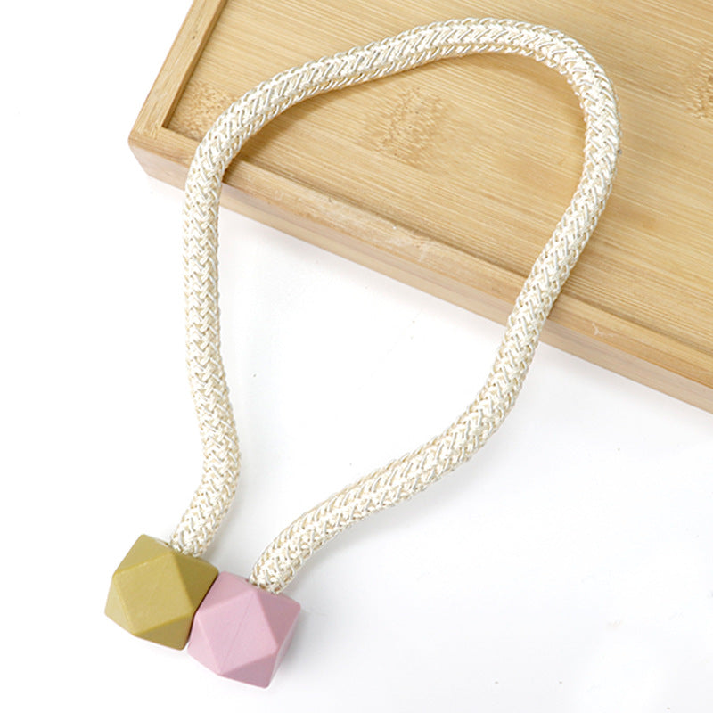 Magnetic Buckle Creative Cube Curtain Strap Accessories