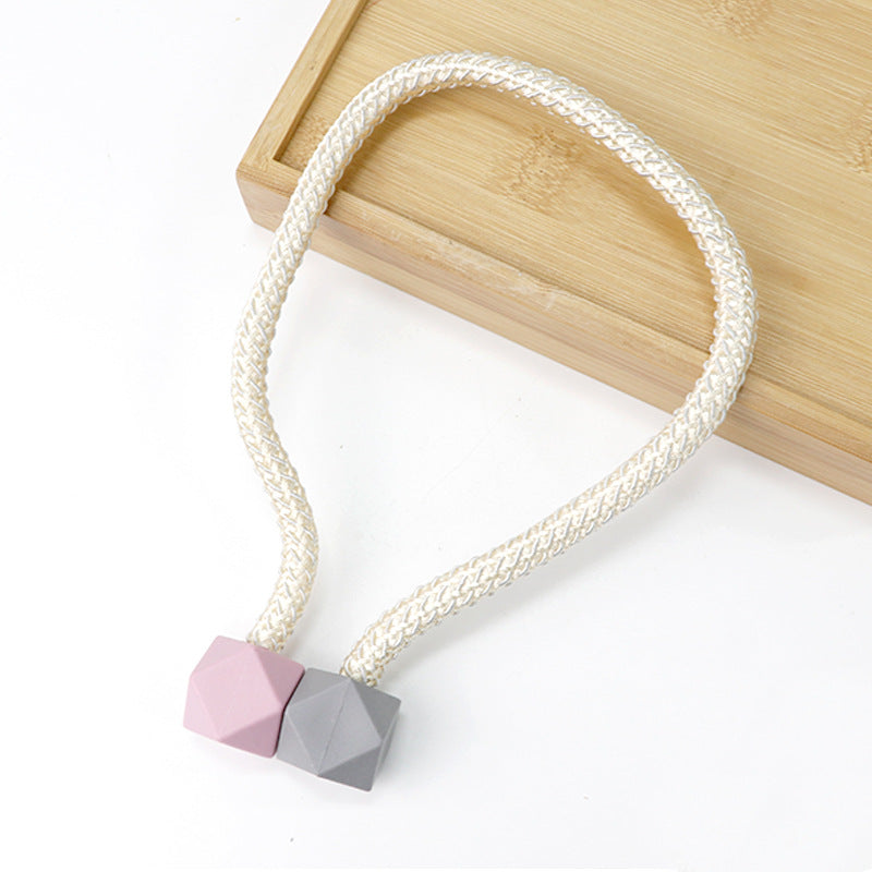 Magnetic Buckle Creative Cube Curtain Strap Accessories